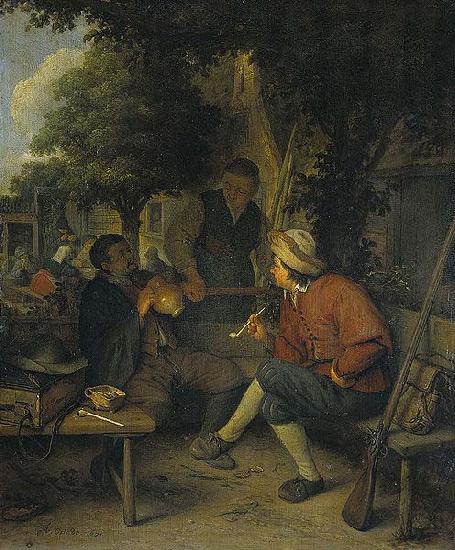 Adriaen van ostade Resting Travelers oil painting image